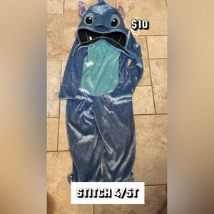 Stitch kids costume